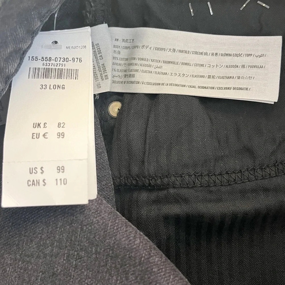 Abercrombie & Fitch Ultra High Rise The 90s Straight Black Ripped Jeans - Picture 10 of 10